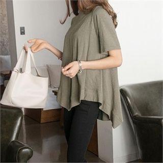 Dip-back Flare T-shirt