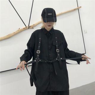 Strapped Shirt Black - One Size