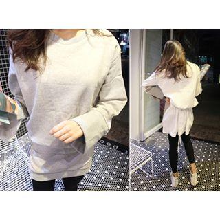 Drawstring-back Pullover Dress
