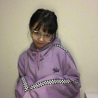 Check Trim Hoodie