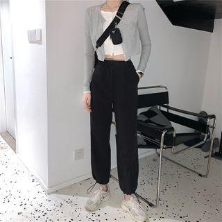 Mock Two-piece Knit Top / Harem Pants