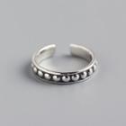 925 Sterling Silver Dot Ring Silver - One Size