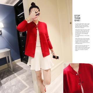 Knit Baseball Jacket