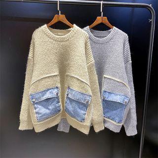 Denim Sweater
