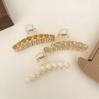 Heart Acrylic Hair Clamp (various Designs)