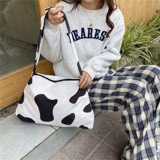 Canvas Zebra-print Shopper Bag