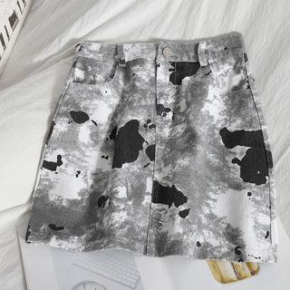 Tie Dye Mini Pencil Skirt