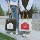 Number 55 Canvas Tote Bag