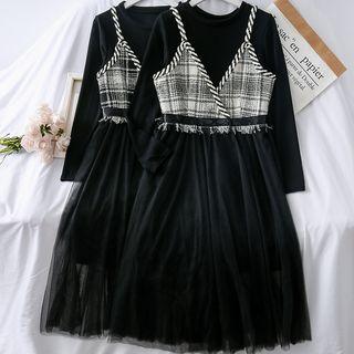 Set: Sleeveless Dress + T-shirt Dress