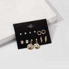 Set Of 6 Pairs: Earring (various Designs) K85 - As Shown In Figure - One Size