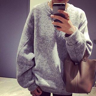 Puff-sleeve Pullover