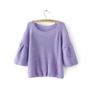 Bell-sleeve Sweater