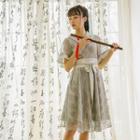 Short-sleeve Lace Hanfu Dress