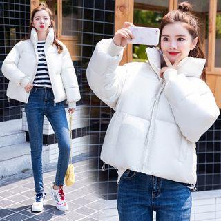 Zip High-neck Padded Jacket