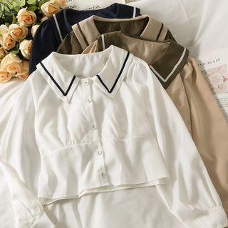 Slim-fit Cropped Shirt In 5 Colors