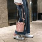 Clear Bucket Bag With Drawstring Pouch