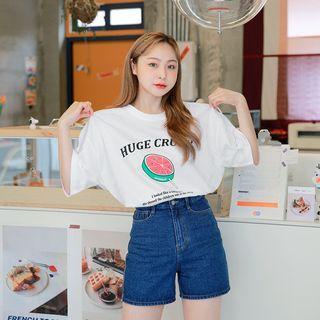 Watermelon Lollipop Print T-shirt