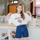 Watermelon Lollipop Print T-shirt