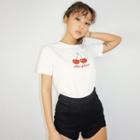 Cherry-print T-shirt