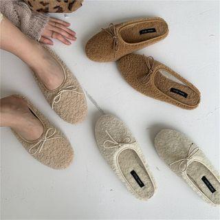 Flat Fleece Mules