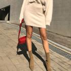 Band-waist Furry Skirt
