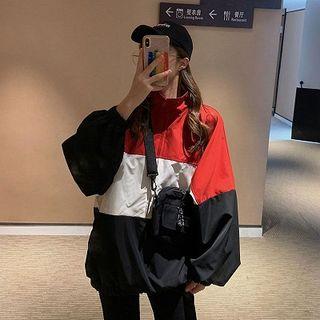 Color Block Pullover / Color Block Zip Jacket