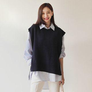 Tie-detail Knit Vest