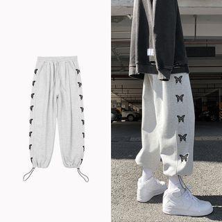 Butterfly Print Joggers