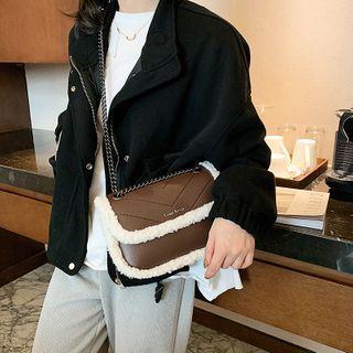 Fluffy Trim Crossbody