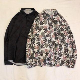 Mable Leaf Print Shirt