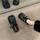 Square Toe Flat Gladiator Sandals