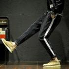 Fleece-lined Corduroy Tapered Pants