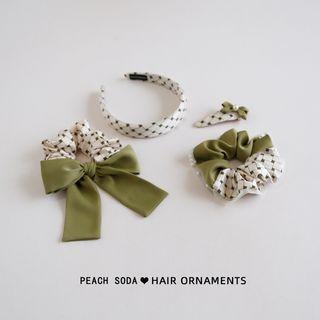 Faux Pearl / Argyle / Bow Hair Clip / Scrunchie / Headband (various Designs)