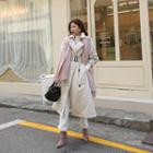 Padded Trench Coat & Belt