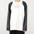 Long-sleeve Lettering Faux Leather T-shirt