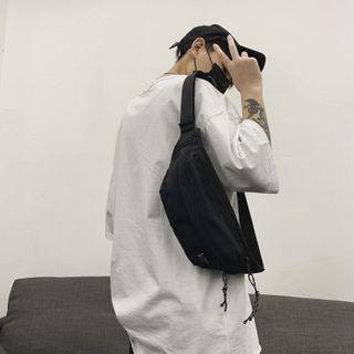 Plain Waist Bag Black - One Size