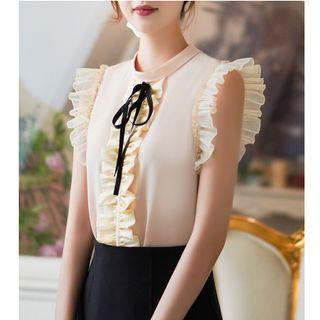 Sleeve Ruffled Blouse