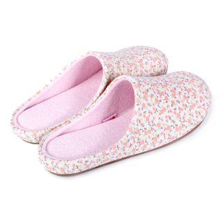 Floral Print Slippers