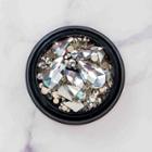 Nail Accessories Flat Bottom Rhinestones White 1 Box