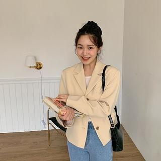 3-button Boxy Short Blazer