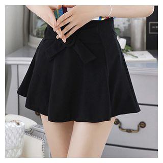Plain Mini A-line Skirt