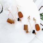 Waterdrop Non-matching Statement Earring