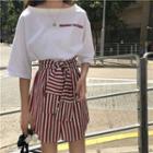 Mock-two Piece Loose-fit Dress