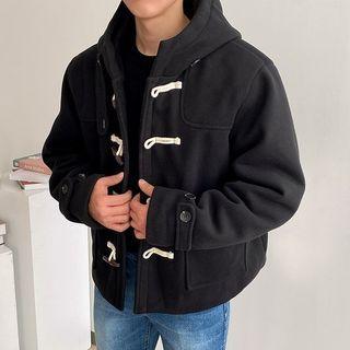 Toggle-button Boxy Duffle Jacket
