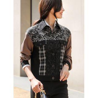 Flap Multi-panel Trucker Jacket