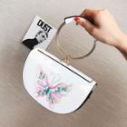 Butterfly Embroidered Crossbody Bag