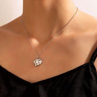 Geometric Necklace 21152 - Silver - One Size