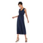Sleeveless Wide Leg Chiffon Jumpsuit