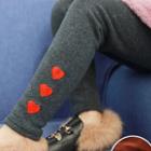 Heart Fleece-lined Pants