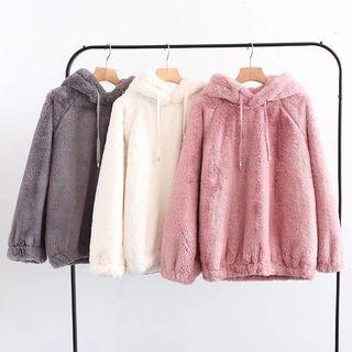 Bear Ear Furry Hoodie